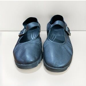 Series Joanne Black Mary Jane Shoes, Size 40, 9-9.5